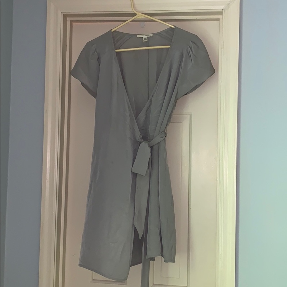 Grey/Silver wrapped dress